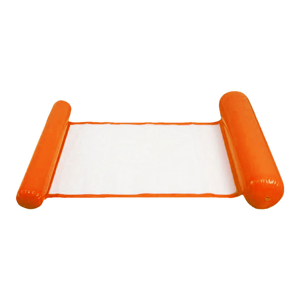 Waterhangmat - Oranje - Heerlijk Relaxen In Het Zwembad - Opblaasbaar - Zwembad Hangmat