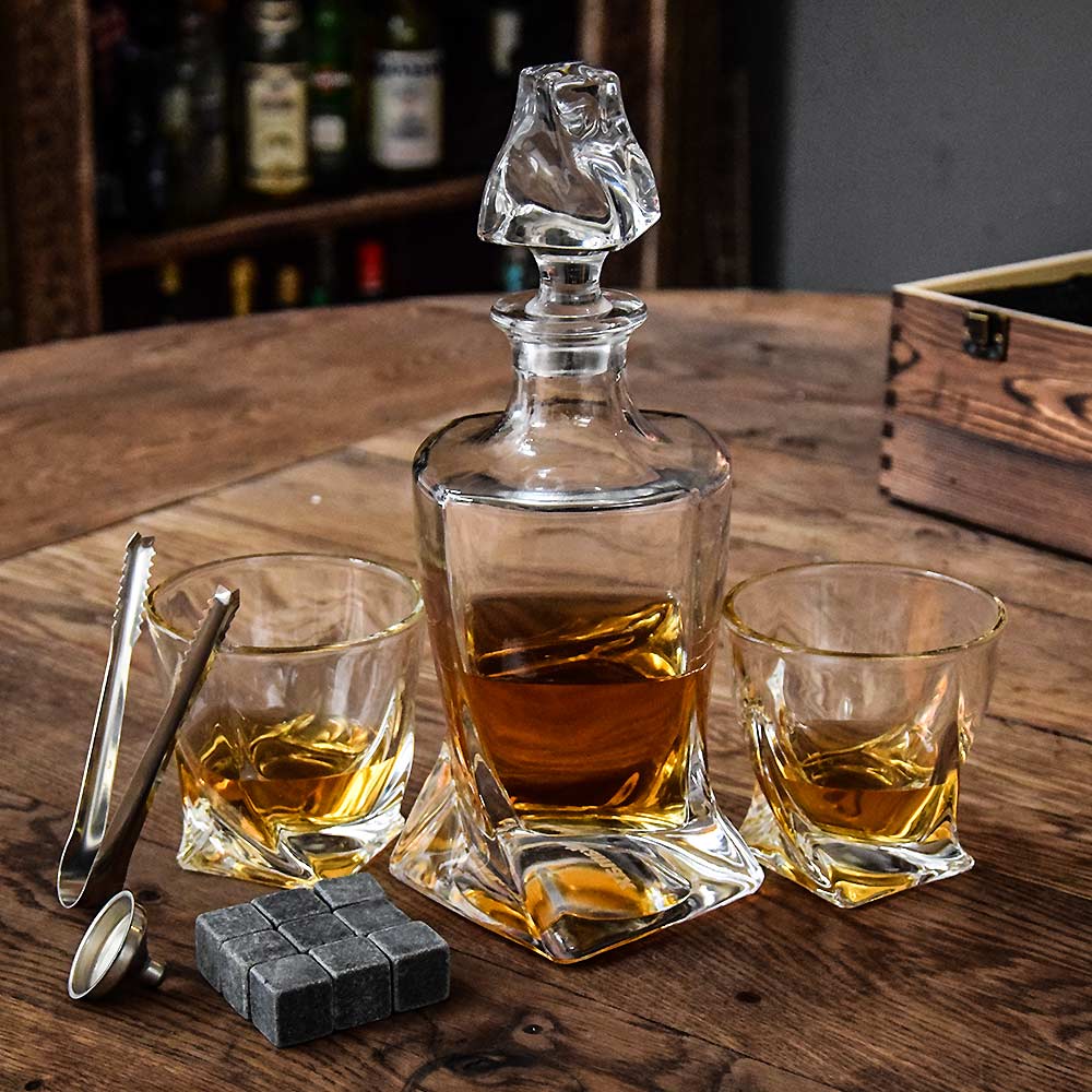 Twisted Whiskey Decanter